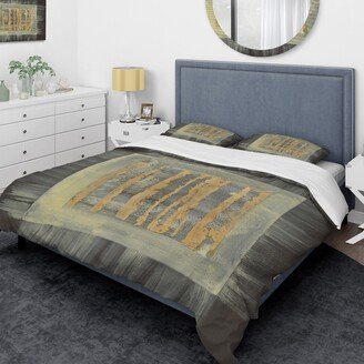 Designart 'Galm Abstract II' Glam Bedding Set - Duvet Cover & Shams