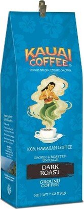 Kauai Coffee Koloa Estate Dark Roast Ground Coffee - 100% Hawaiian Coffee- 7oz