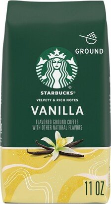 Flavored Light Roast Ground Coffee — Vanilla — No Artificial Flavors — 1 bag (11 oz.)