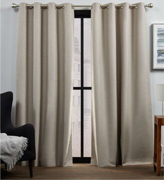 Curtains Bensen Blackout Grommet Top Curtain Panel Pair, 52