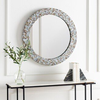 Sunda Mother of Pearl Inlaid Wall Mirror - 31.5