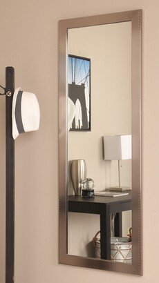 BrandtWorks Embossed Silver 19.5 in. x 53 in. Wall Mirror - 19.5 x 53