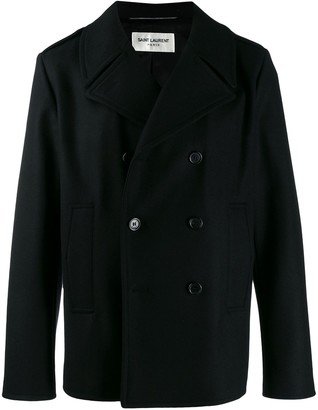 Boxy Fit Double-Breasted Coat