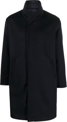 Virgin-Wool High Neck Coat