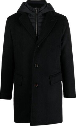 Mitchel detachable-hood coat