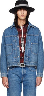 The Letters Blue Tuck Denim Jacket