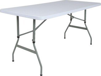 Emma+oliver 4.93-Foot Height Adjustable Plastic Folding Table