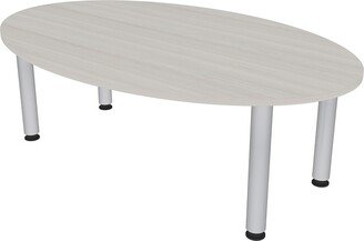 Skutchi Designs, Inc. 5-Foot Oval Conference Table With Post Legs And Power And Data Units