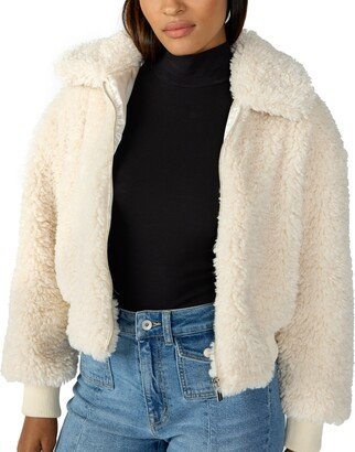 Women's Tori Faux-Fur Long-Sleeve Jacket