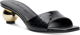 Isabella Womens Embossed Padded Insole Slide