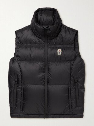 Gentle Monster Logo-Appliquéd Quilted Shell Down Gilet