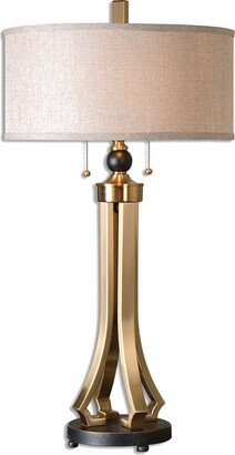 Selvino Brushed Brass Table Lamp