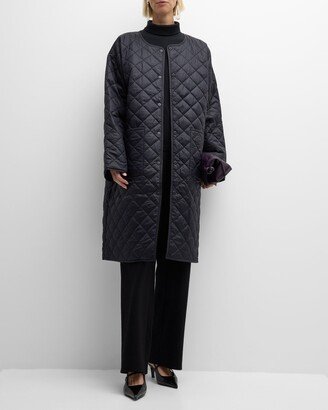 Reversible Quilted Recycled Nylon Coat