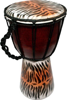 Handmade Tiger Skin Pattern Drum