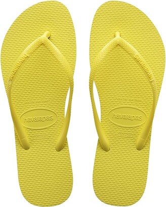 Slim Flip Flop Sandal (Pixel Yellow) Women's Sandals