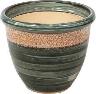 Sunnydaze Decor Purlieu Ceramic Planter - 15