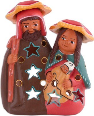 Handmade Cuzco Nativity Ceramic Decorative Accent