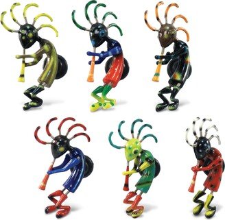 Kokopelli Refrigerator Bobble Magnets Set of 6