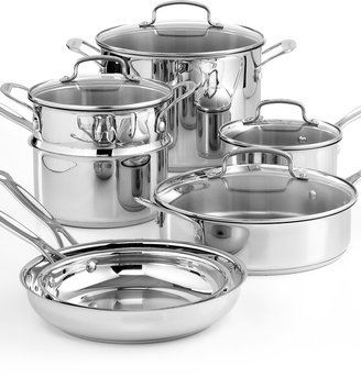 Chef's Classic Stainless Steel 11 Piece Cookware Set