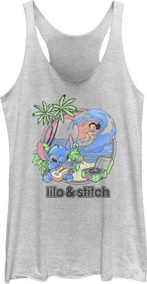 Lilo & Stitch Beach Duo Women's Racerback Tank Top