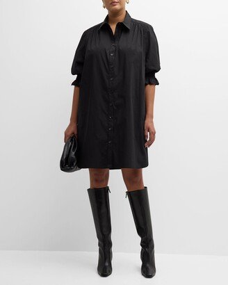 Plus Size Miller Weathercloth Midi Shirtdress