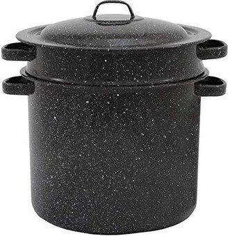 7.5-quart Blancher 3-piece set stock pot-Black