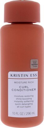 Moisture Rich Curl Conditioner by Kristin Ess for Unisex - 10 oz Conditioner