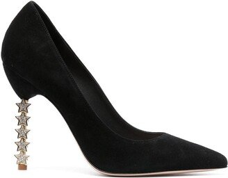 Jasmine 110mm suede pumps