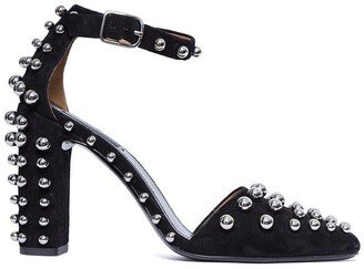 Studded Ankle Strap Pumps