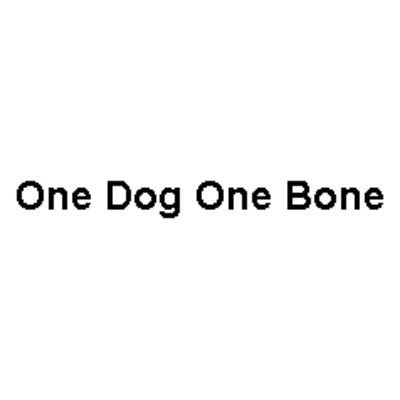 One Dog One Bone Promo Codes & Coupons