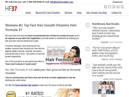 Hairformula37.com Promo Codes & Coupons