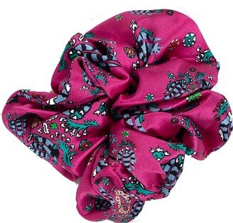 Jessica Russell Flint Silk Scrunchie / Persia