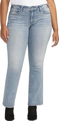 Plus Size Britt Low Rise Slim Bootcut Jeans W90601SCV211 (Indigo) Women's Jeans