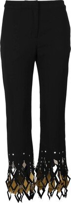 Diamond-Shape Cropped Trousers