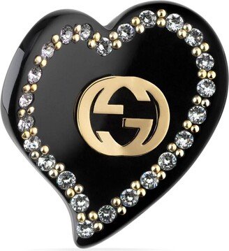 Interlocking-G heart-shape hair clip