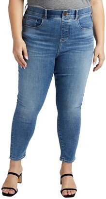 Plus Size Valentina High Rise Skinny Crop Pull-On Jeans