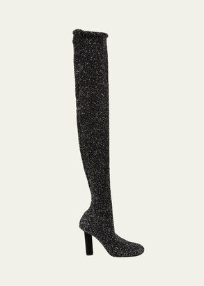 Glint Sequin Over-The-Knee Boots