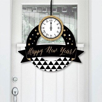 Big Dot Of Happiness New Year's Eve - Outdoor New Years Eve Party Decor - Front Door Wreath