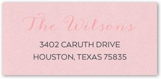 Address Labels: Little Introduction Girl Address Label, Pink, Matte