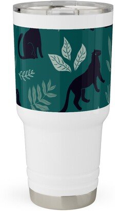 Travel Mugs: Black Panthers - Emerald Travel Tumbler, 30Oz, Green