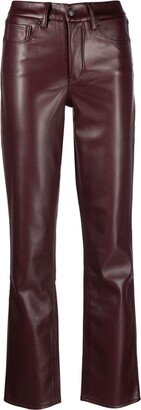 Good Icon faux-leather trousers