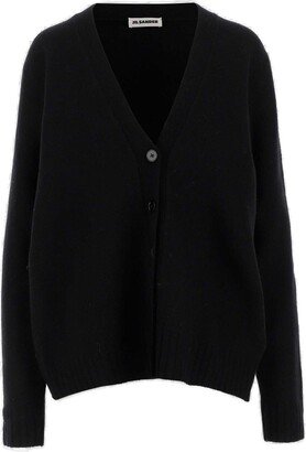 V-neck Knitted Cardigan-BW