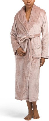 TJMAXX Shawl Collar Long Velour Robe