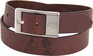 Eagles Wings Men's Oklahoma State Cowboys Brandish Leather Belt