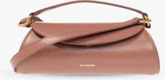 ‘Cannolo Mini’ Shoulder Bag - Brown