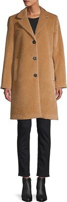 Single-Breasted Alpaca & Wool Boy Coat