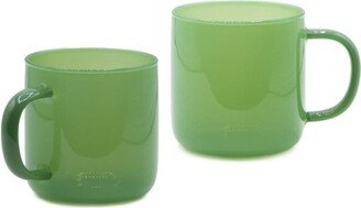 Glass Coffee Mugs (Set Of 2)