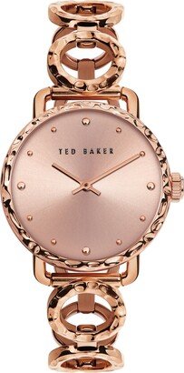 Women's Victoriaa Rose Gold-Tone Stainless Steel Bracelet Watch 34mm