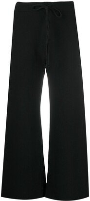 Drawstring Cropped Track Pants