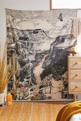 Landscape Embroidered Tapestry